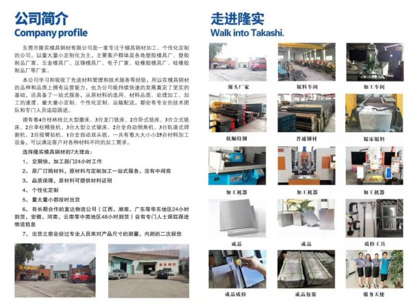 隆實(shí)模具鋼材，15年堅(jiān)守，始終如一